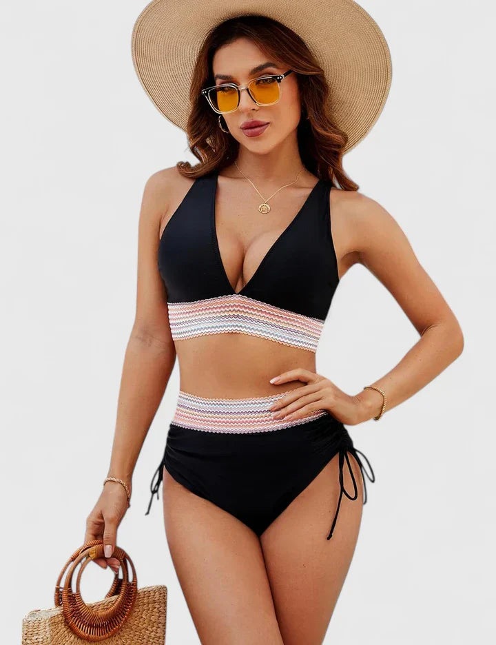 Moteriškas elegantiškas bikinio komplektas