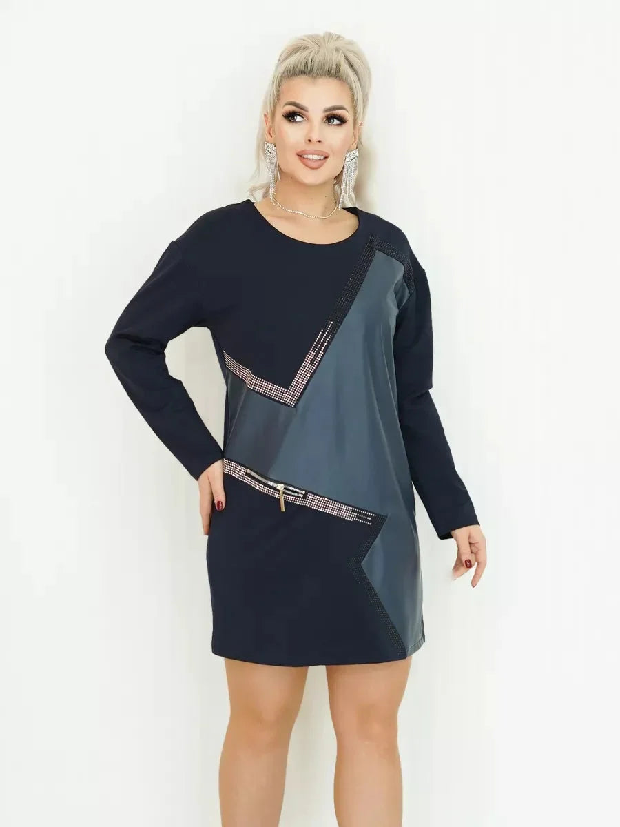 Madinga ir elegantiška suknelė žiemai