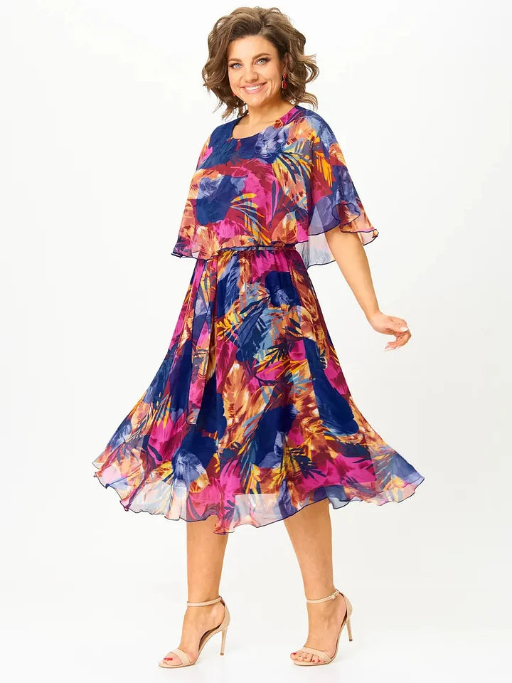 Spalvinga vasarinė suknelė moterims