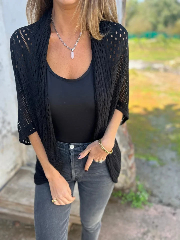 Lengvas vasarinis kardiganas