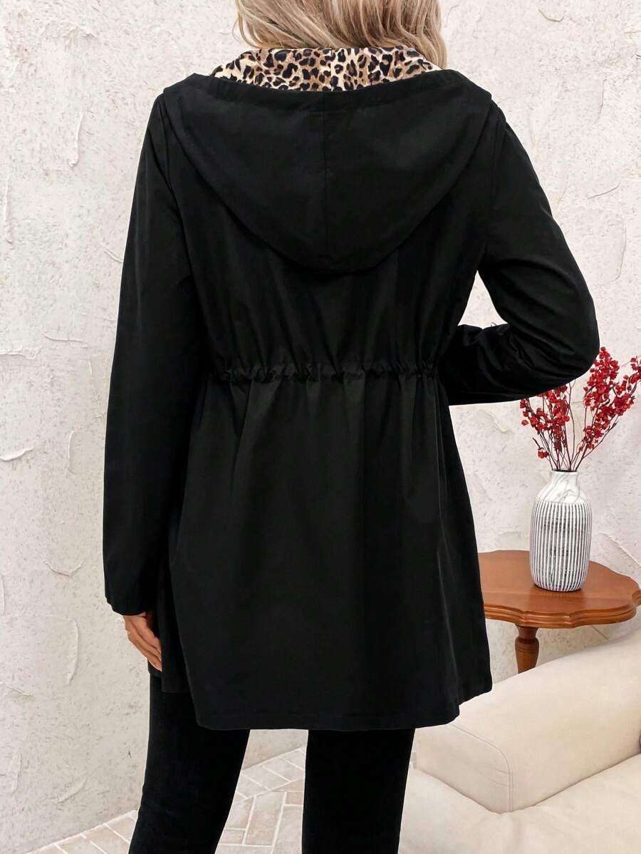 Dvipusis gobtuvas su leopardo raštu