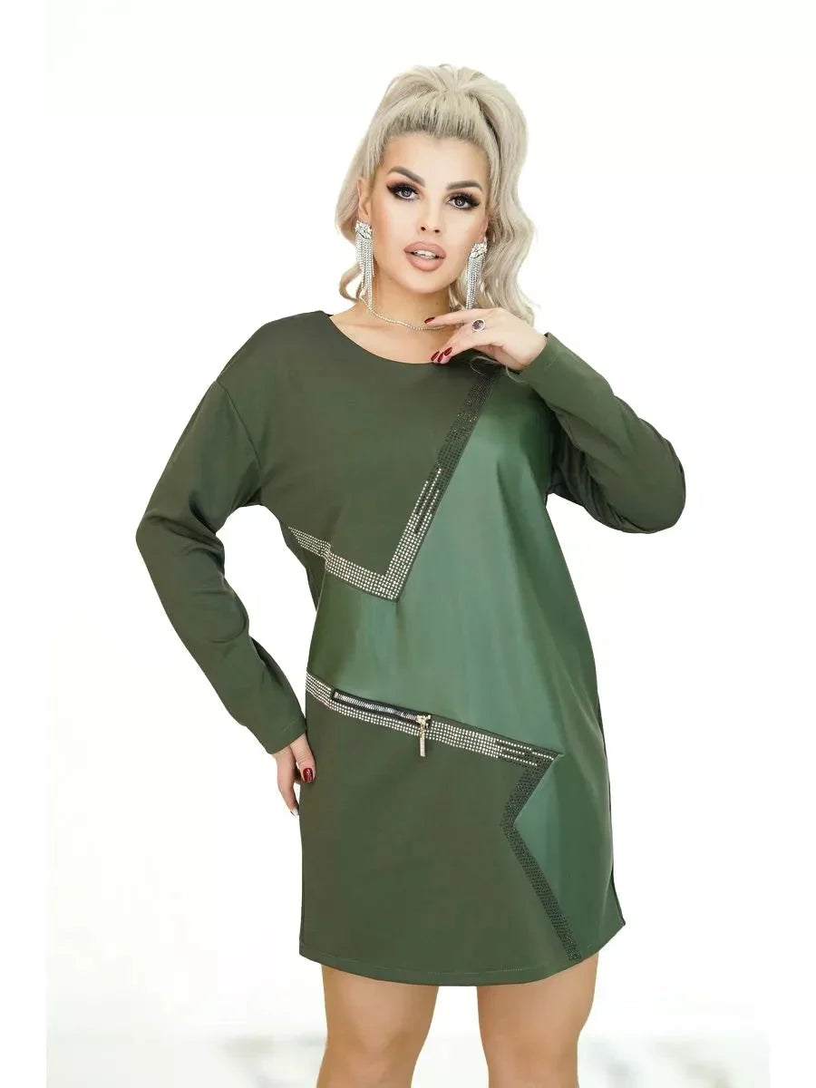 Madinga ir elegantiška suknelė žiemai