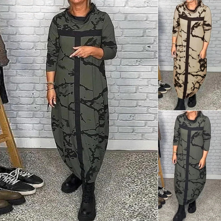 Ilga laisvalaikio suknelė