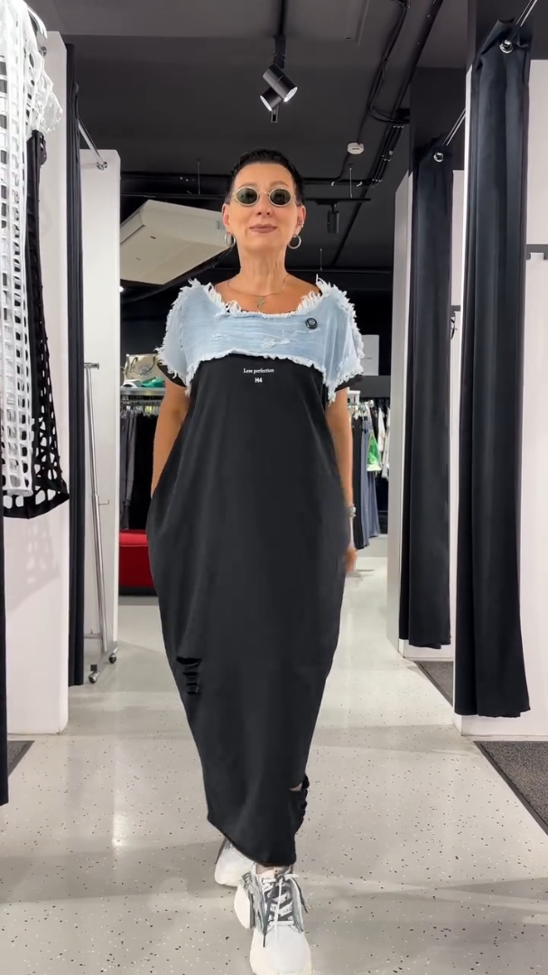 Nauja suknelė su džinsu