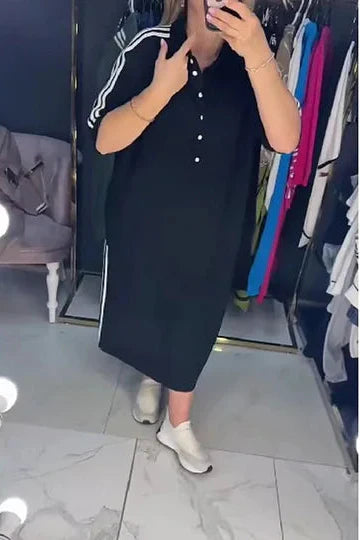 Laisva marškinėlių tipo suknelė