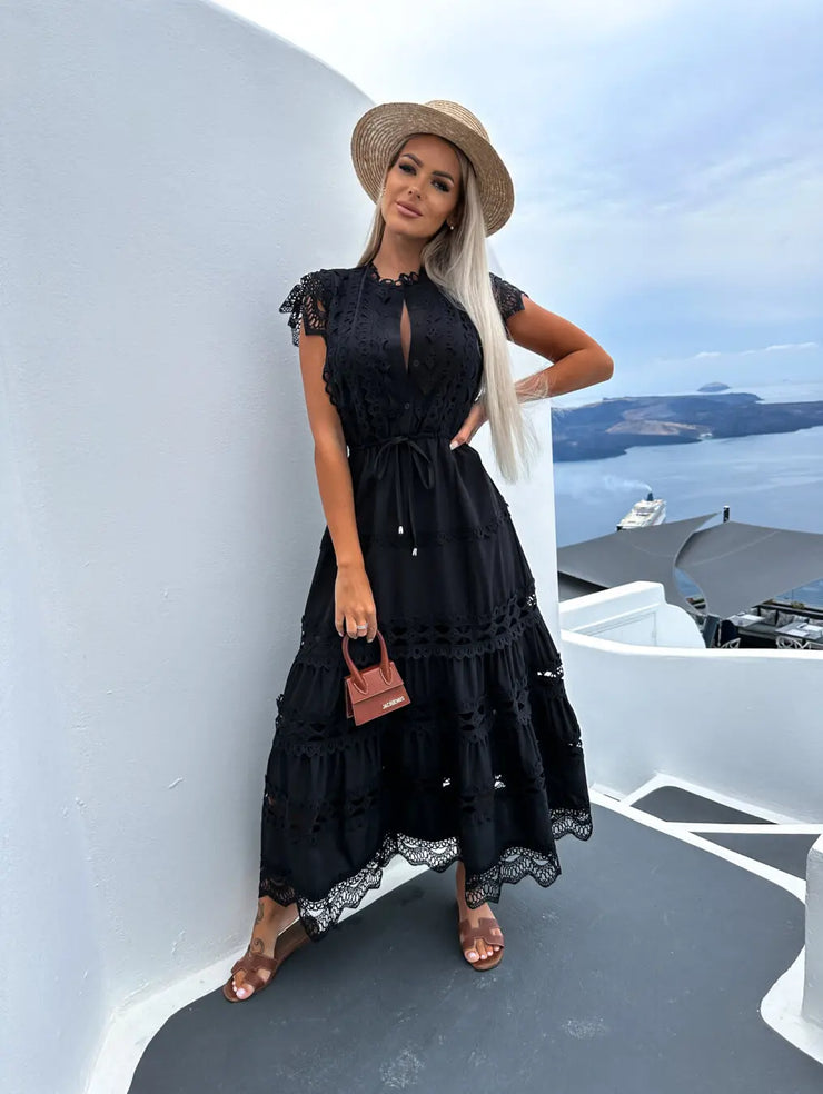 Vasarinė puošni suknelė