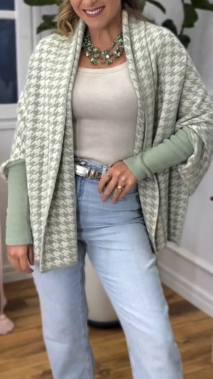 Nuostabus kardiganas rudeniui