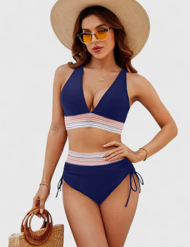 Moteriškas elegantiškas bikinio komplektas