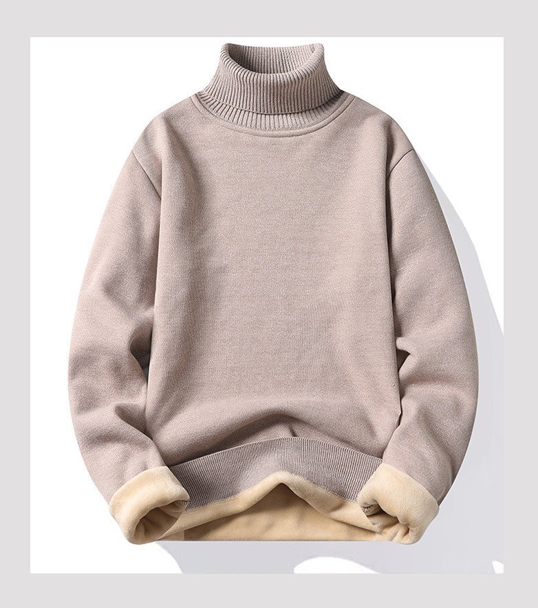 Vyriškas rudeninis megztinis su ilgu kaklu - prekinis.lt