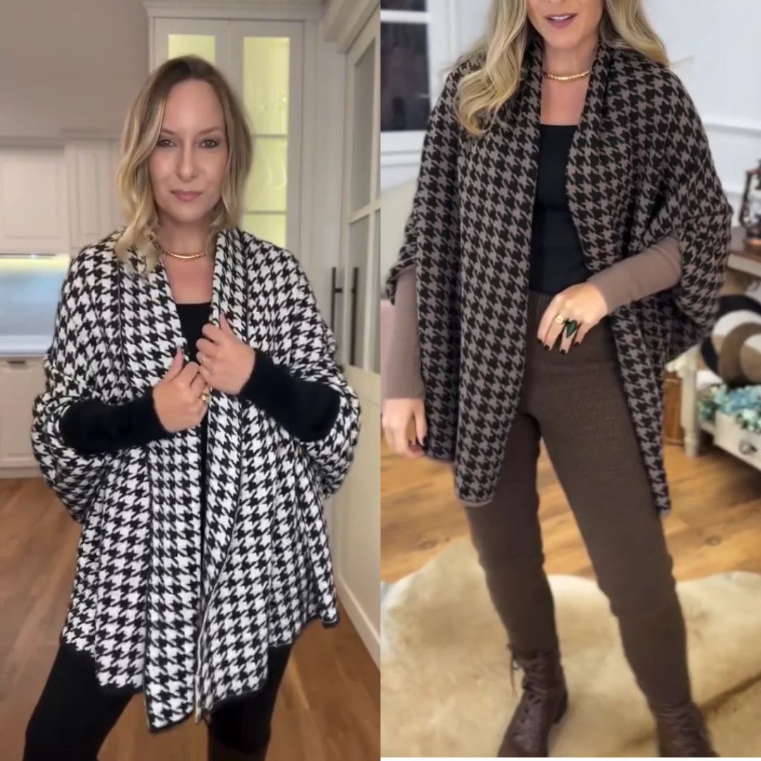 Nuostabus kardiganas rudeniui