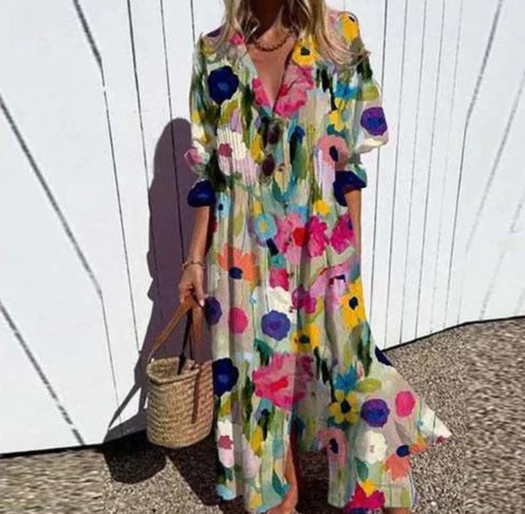 Boho suknelė vasarai