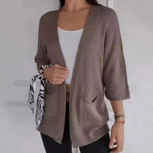 Moteriškas laisvalaikio kardiganas vasarai