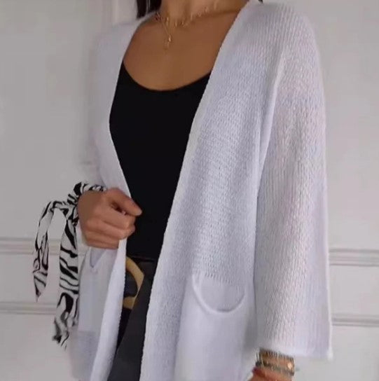 Moteriškas laisvalaikio kardiganas vasarai