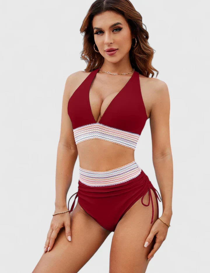Moteriškas elegantiškas bikinio komplektas