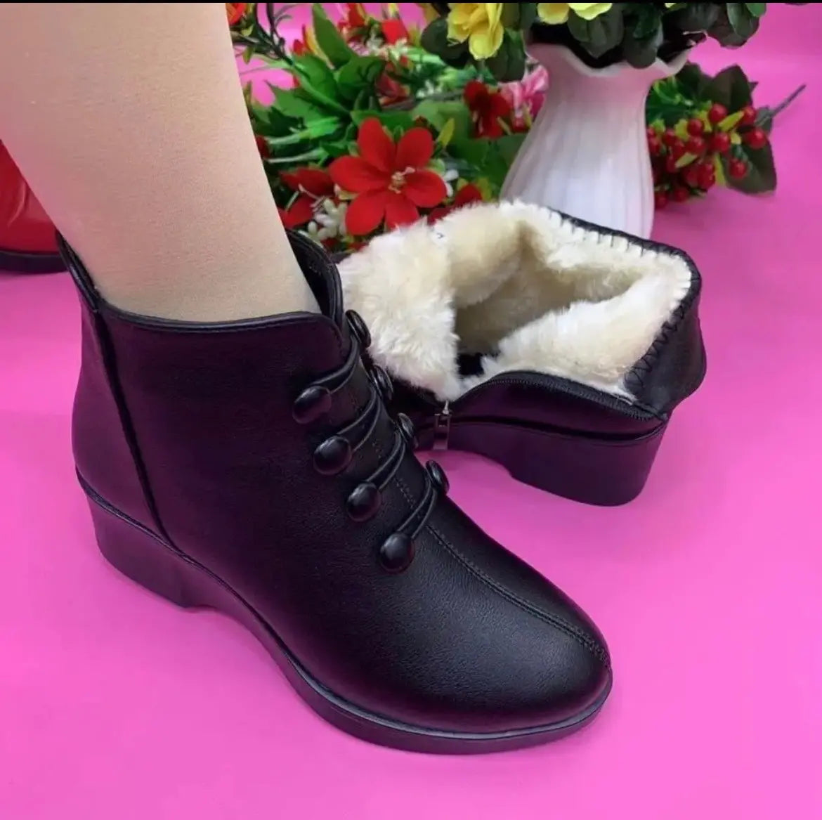 Šilti batai iš vilnos