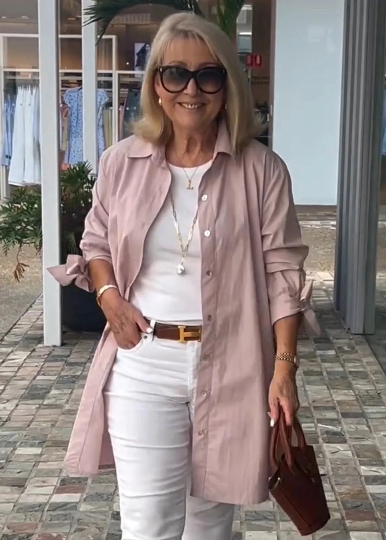 Ilgi marškiniai su apykakle