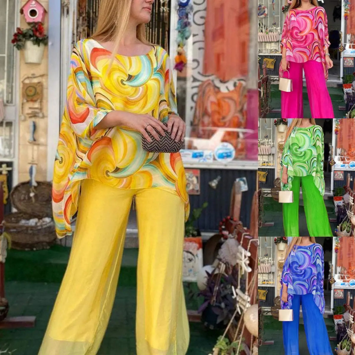 Ryškių spalvų kostiumėlis