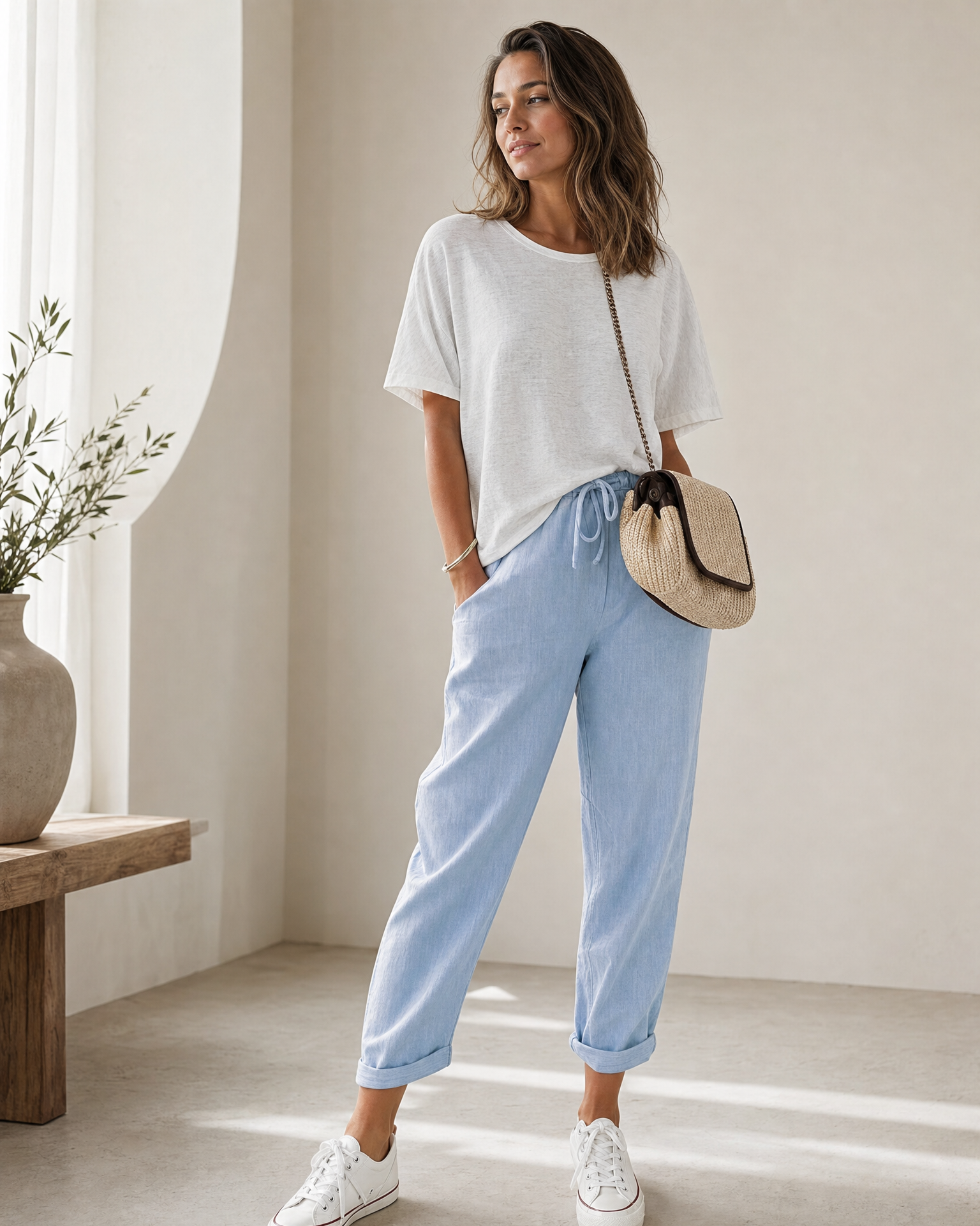 Moteriškos kasdieninis kelnės
