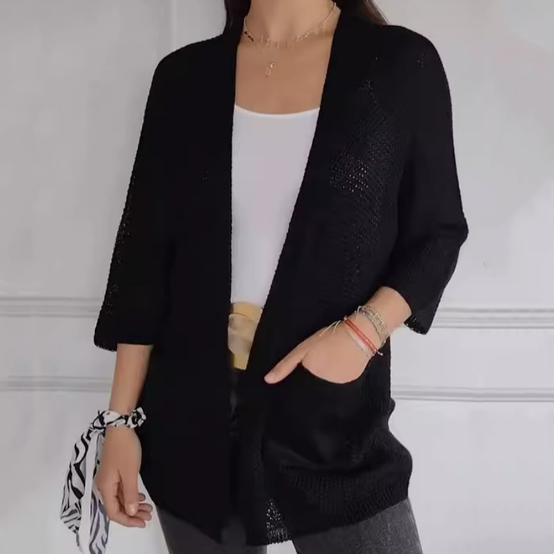 Moteriškas laisvalaikio kardiganas vasarai